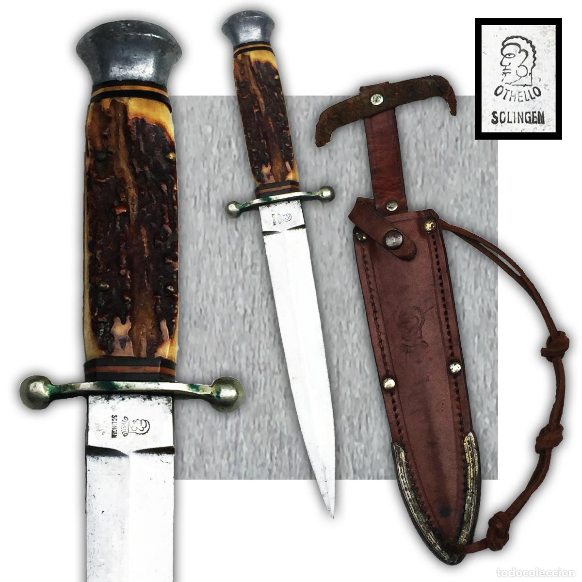 Militaria: RARE DAGUE DE CHASSE OTHELLO ANTON WINGEN - 1937 - ORIGINAL
