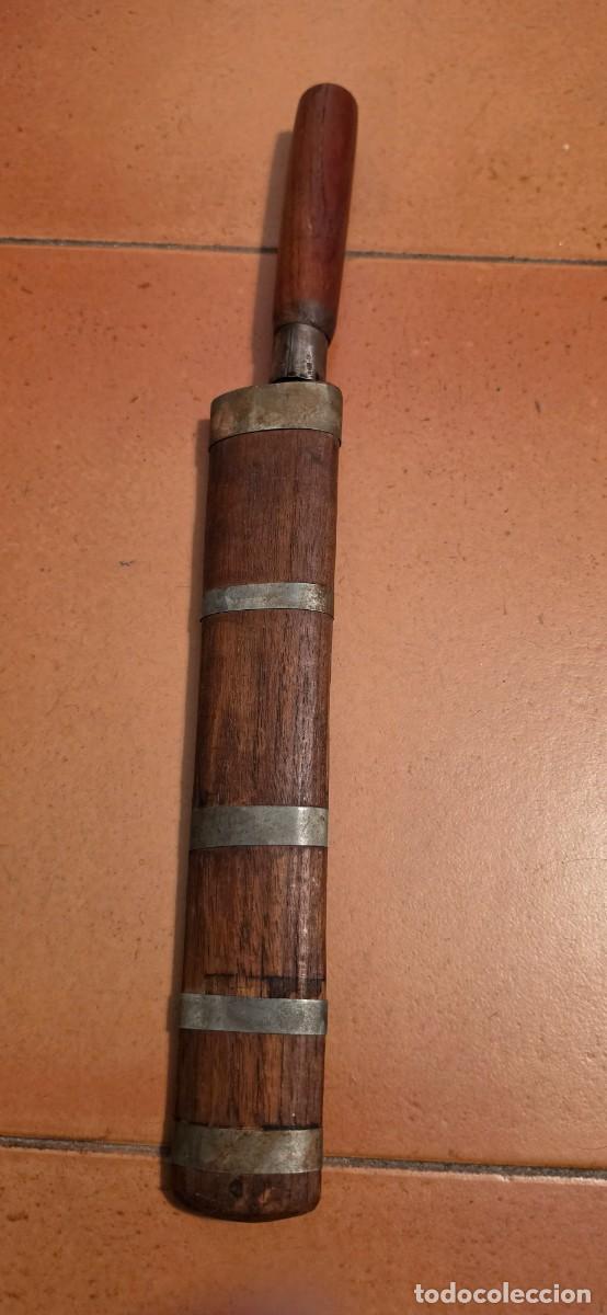 Militaria: Interesante cuchillo grande malayo