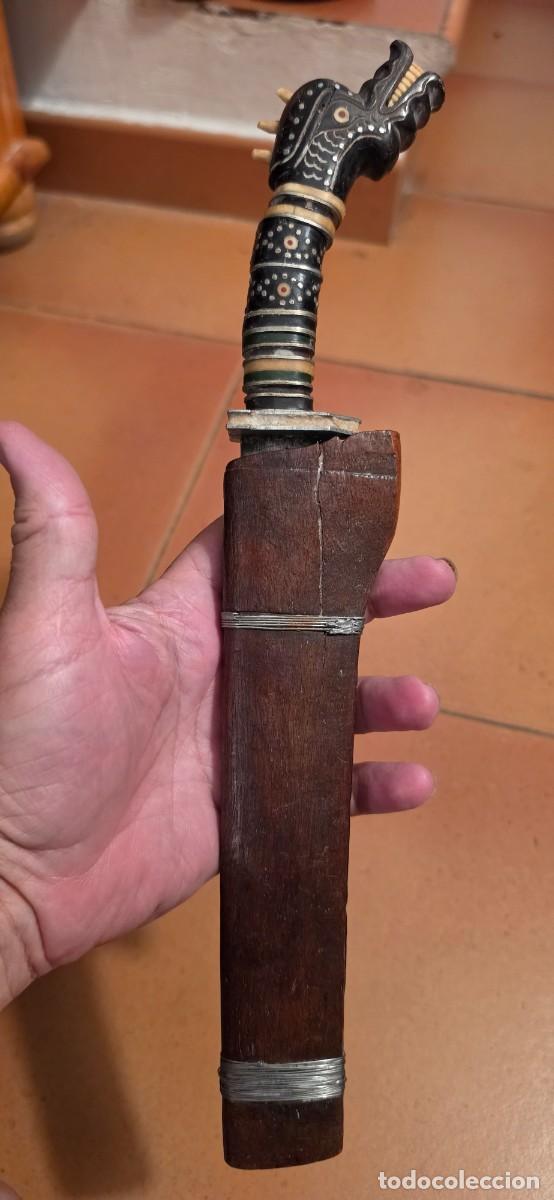 Militaria: Cuchillo filipino y hoja espa&ntilde;ola de capricho