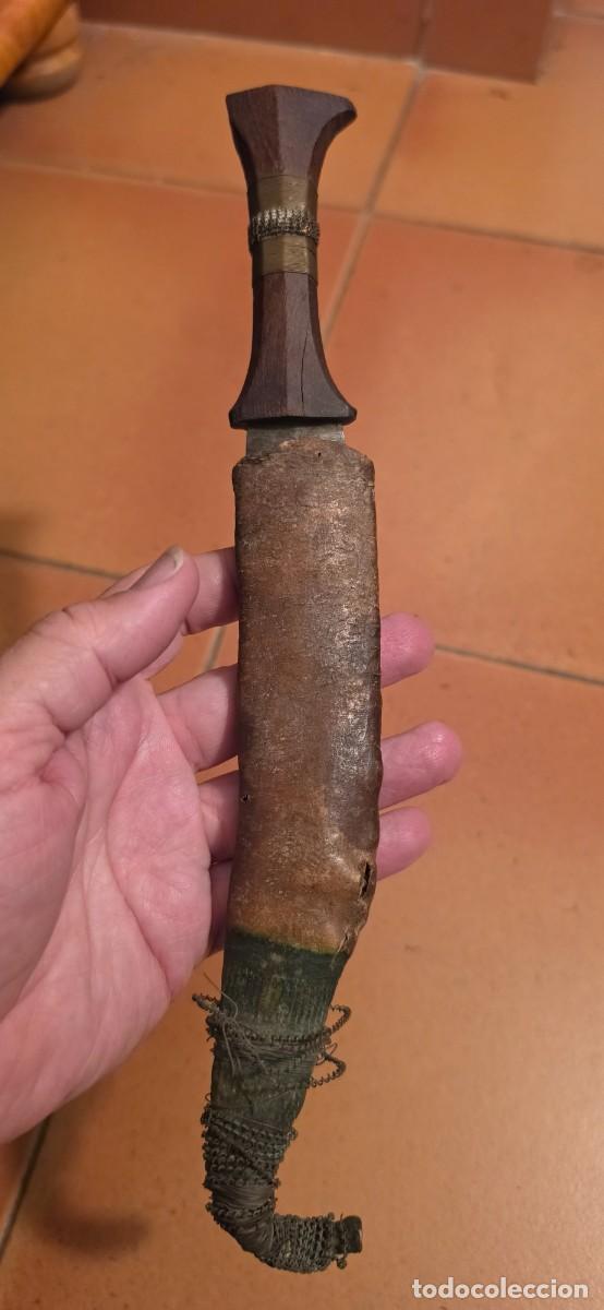 Militaria: Muy antiguo cuchillo sudan , etiopia