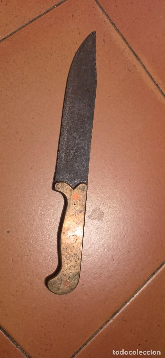 Militaria: Precioso gran cuchillo espa&ntilde;ol siglo XIX