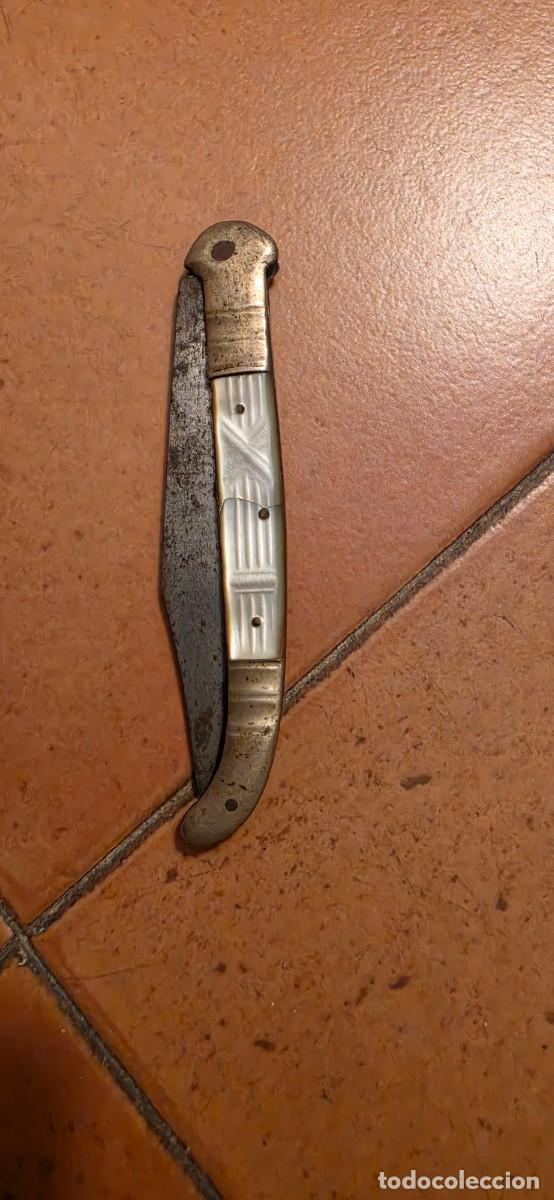 Militaria: Preciosa navaja antigua espa&ntilde;ola
