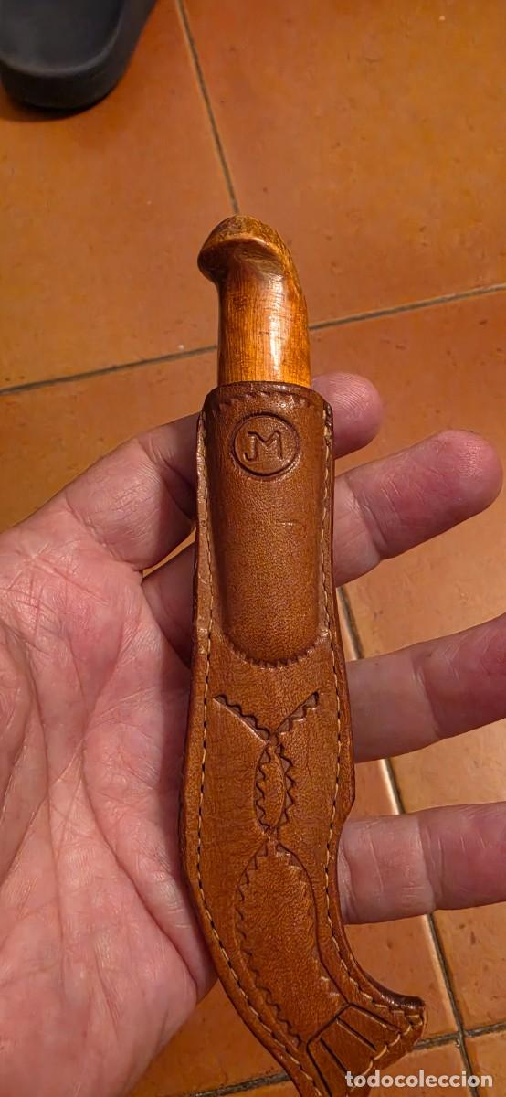 Militaria: Precioso pukko ni&ntilde;o fines madera abedul firmado