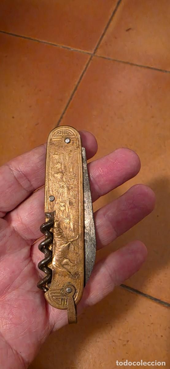 Militaria: Interesante navaja francesa de campo marca Pradel antigua