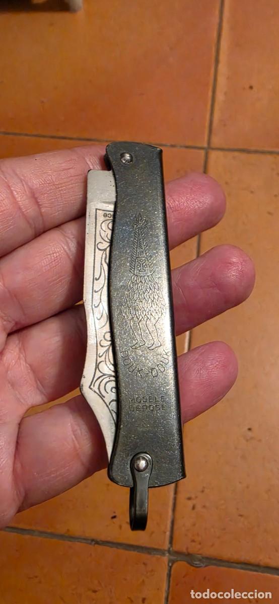 Militaria: Preciosa navaja francesa douk douk antigua