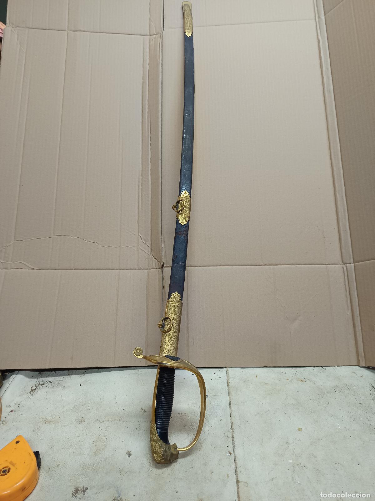 Militaria: ESPADA DE D. BENIGNO QUIROGA Y LOPEZ BALLESTEROS, DEL CUERPO NACIONAL DE INGENIEROS Y MINAS 1886
