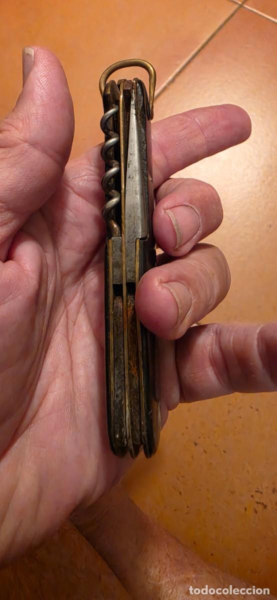 Militaria: Muy interesante navaja multiusos muy antigua