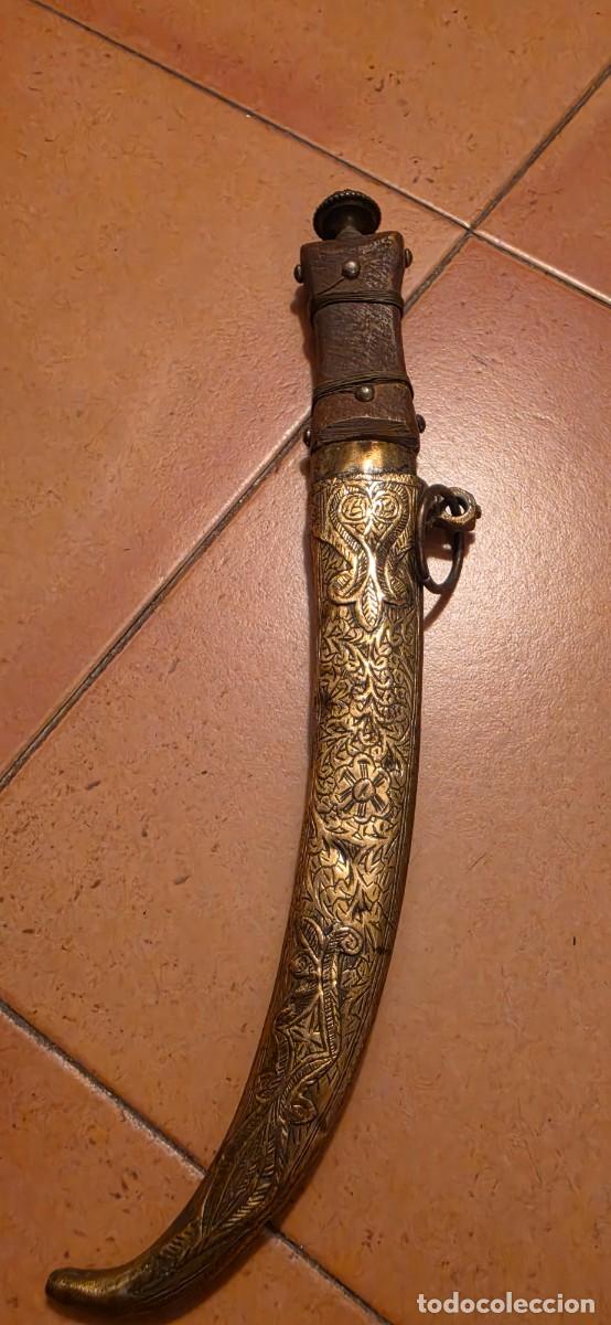 Militaria: Preciosa daga norte de africa antigua y muy trabajada