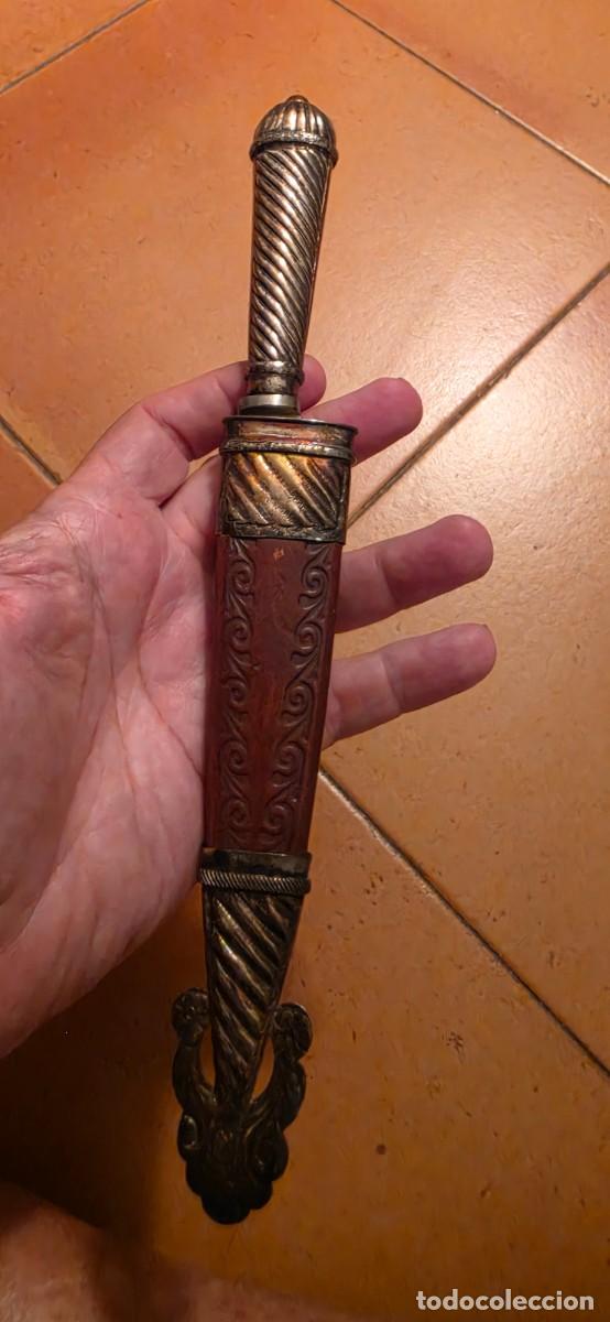 Militaria: Precioso cuchillo facon trabajado