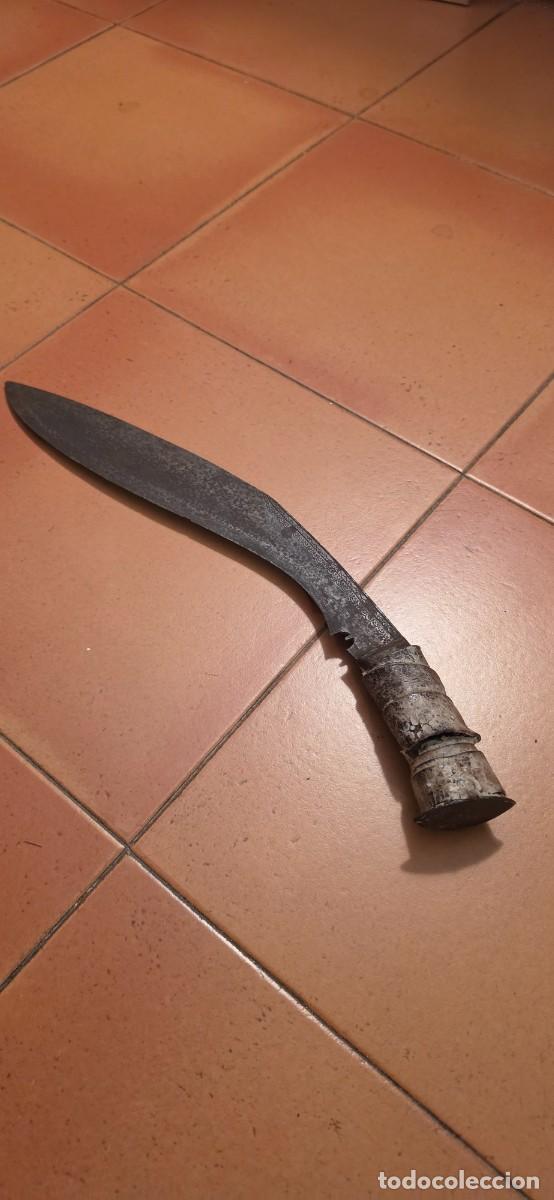 Militaria: Muy antiguo machete kukri gurka nepal
