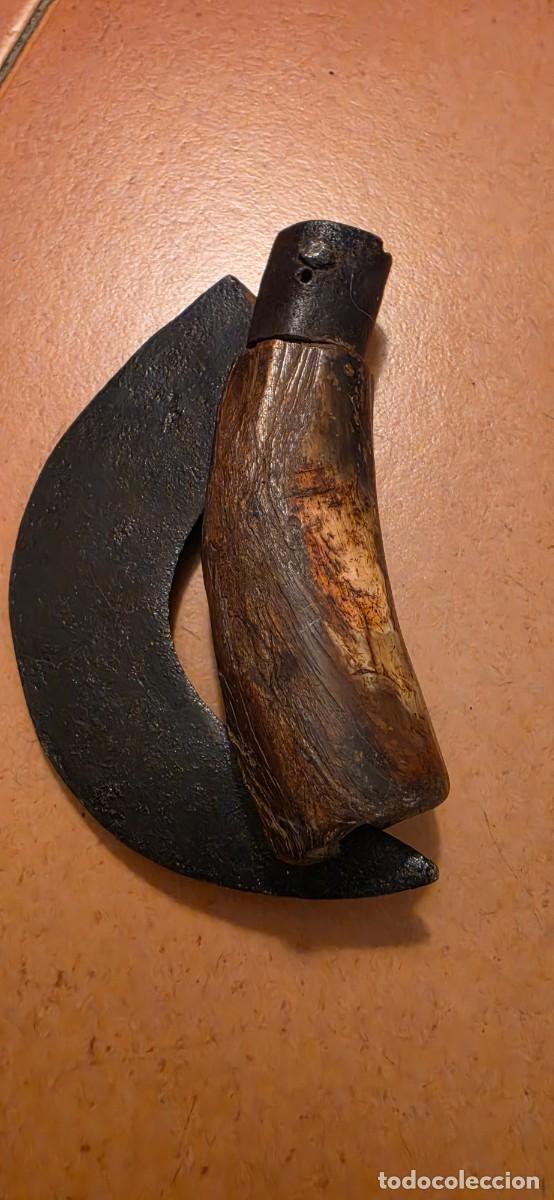 Militaria: Preciosa navaja podadera muy antigua espa&ntilde;ola