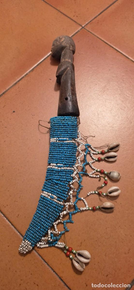 Militaria: Precioso cuchillo africano antiguo camerum