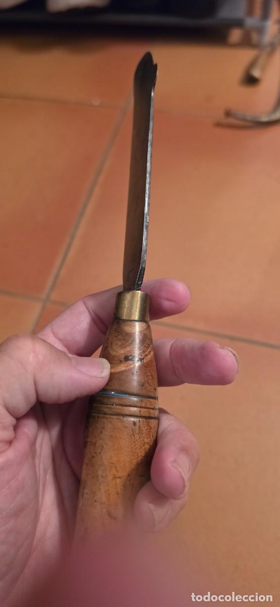 Militaria: antiguo cuchillo tipo podadera espa&ntilde;ol - Foto 3