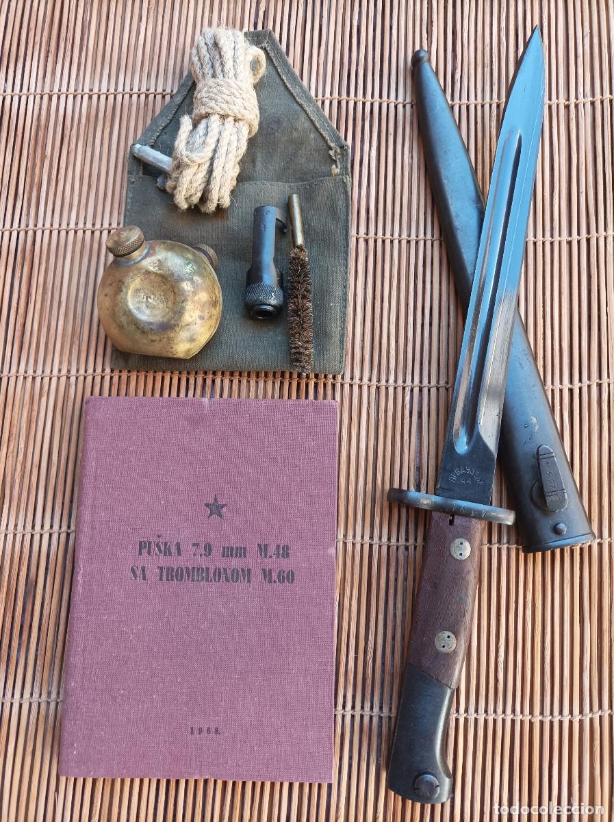 Militaria: BAYONETA YUGOSLAVA M 48 Y ACCESORIOS