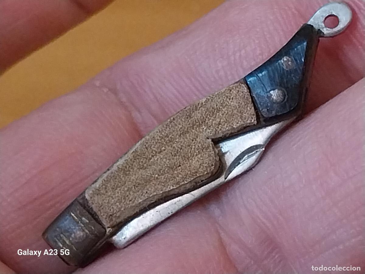 Militaria: NAVAJA MINIATURA PATA CABRA CACHAS A REPARAR 3.46CMS CERRADA VINTAGE