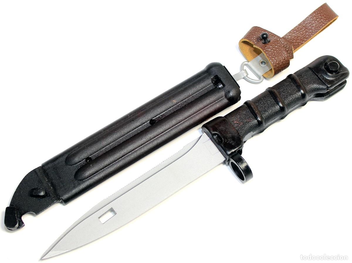 Militaria: Bayoneta sovi&eacute;tica/rusa de 1989 para el fusil de asalto AK-74 6h5 6x5