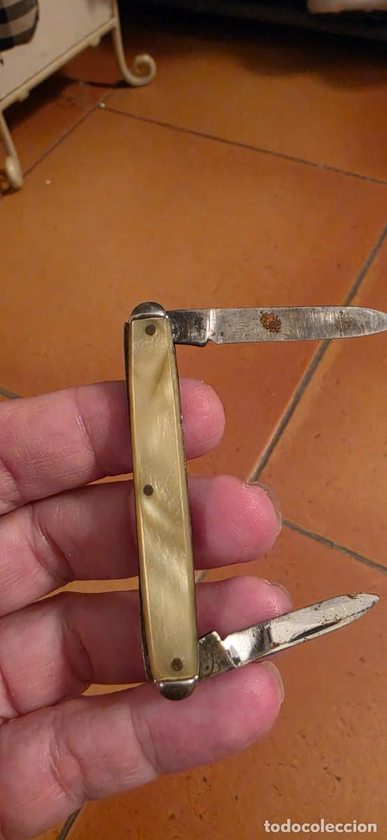 Militaria: Preciosa navaja inglesa antigua
