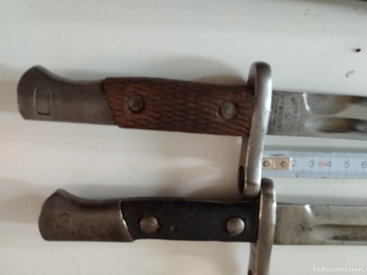 Militaria: Bayonetas fabrica de Toledo una con funda