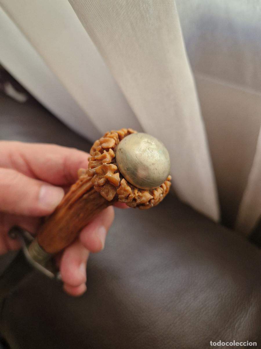 Militaria: CUCHILLO ANTIGUO CON MANGO DE ASTA - Foto 5