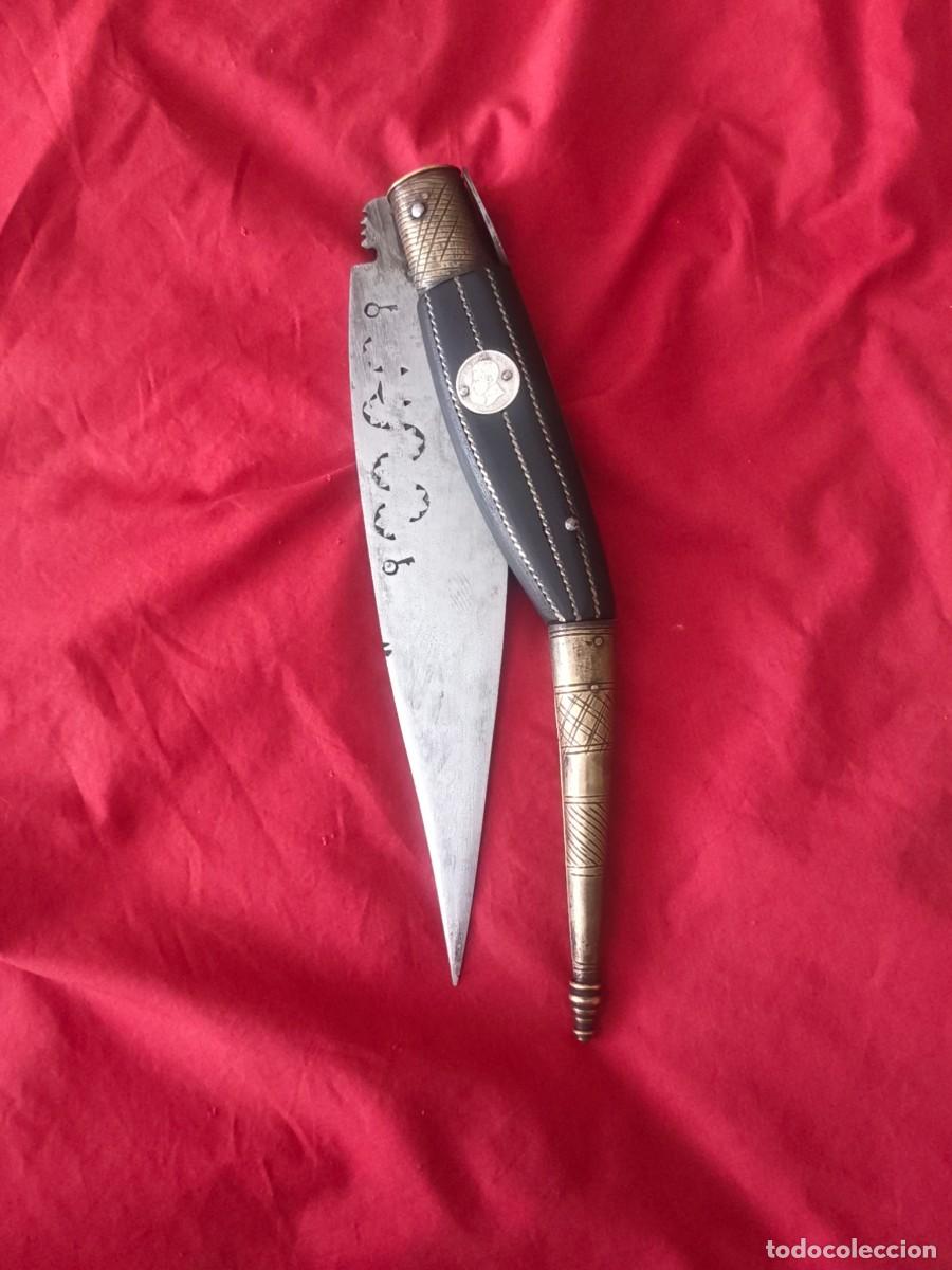 Militaria: NAVAJA ESPA&Ntilde;OLA GRANDE CON MARCAS