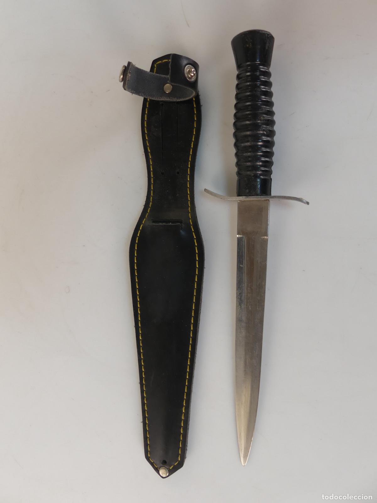 Militaria: CUCHILLO CON FUNDA OBJETO DE COLECCION - Foto 4