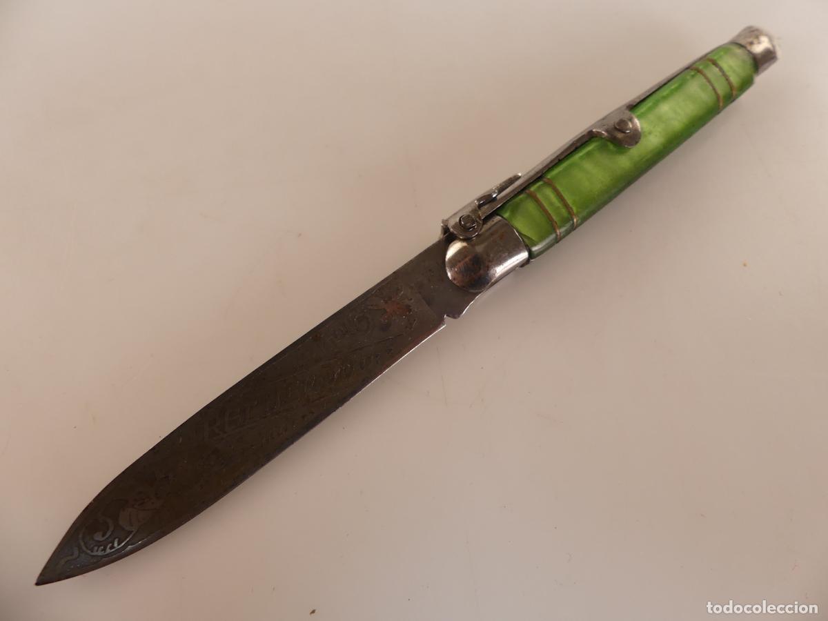 Militaria: NAVAJA DE BOLSILLO CACHAS DE PLASTICO OBJETO DE COLECCION