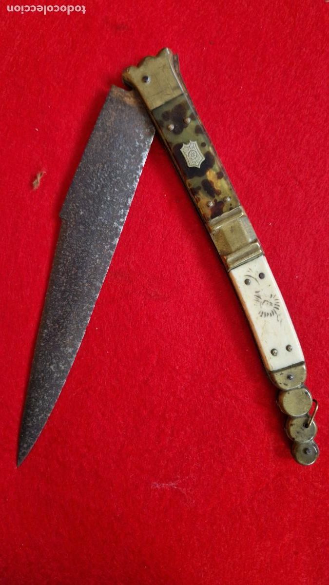 Militaria: Navaja francesa para el mercado Espa&ntilde;ol tipo Beauvoir