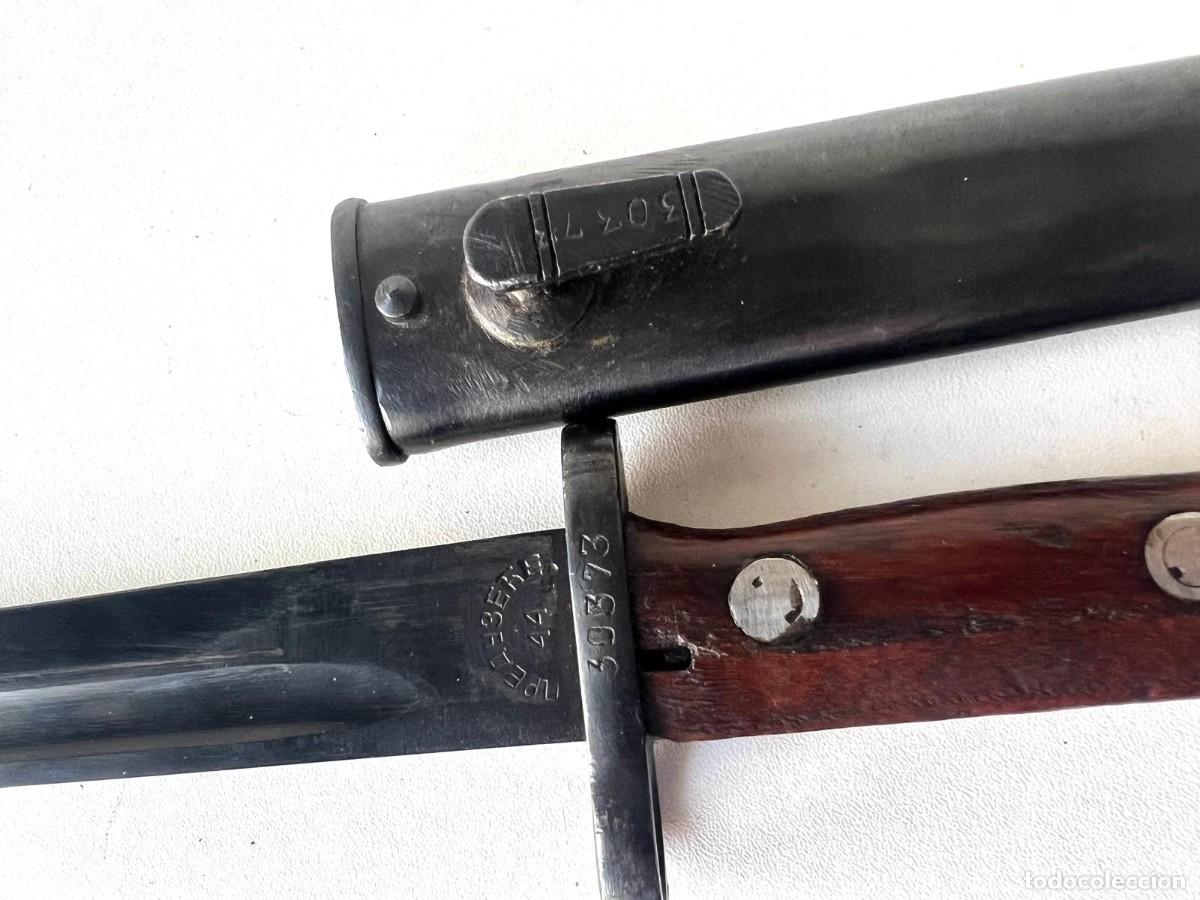 Militaria: antigua bayoneta modelo 1924