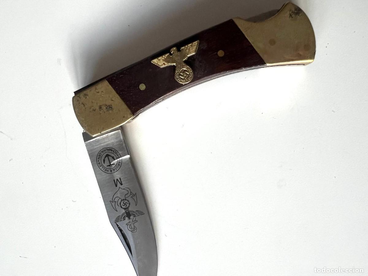 Militaria: NAVAJA CON SIMBOLOGIA DE LA SEGUNDA GUERRA MUNDIAL