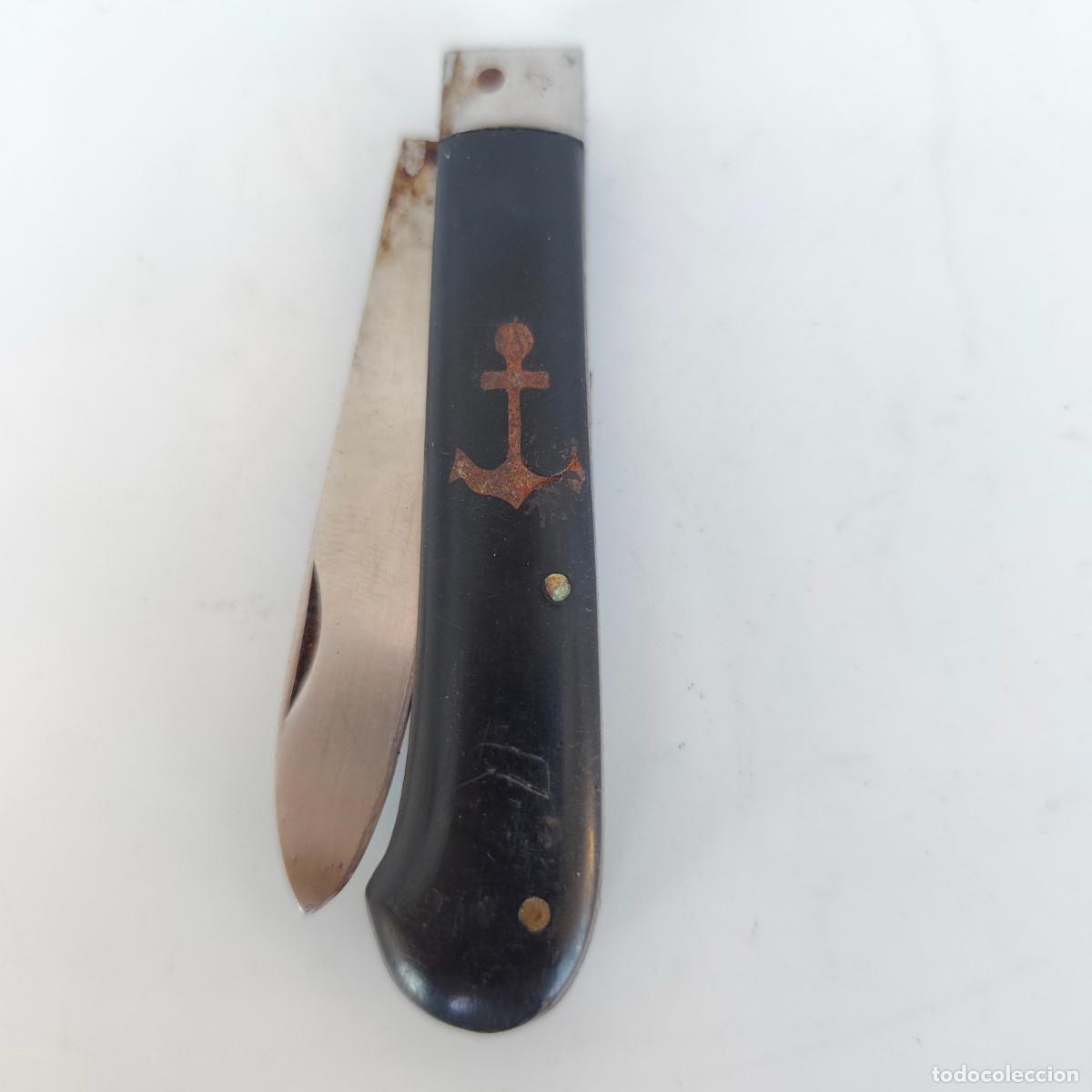 Militaria: Navaja Marinera ancla inox