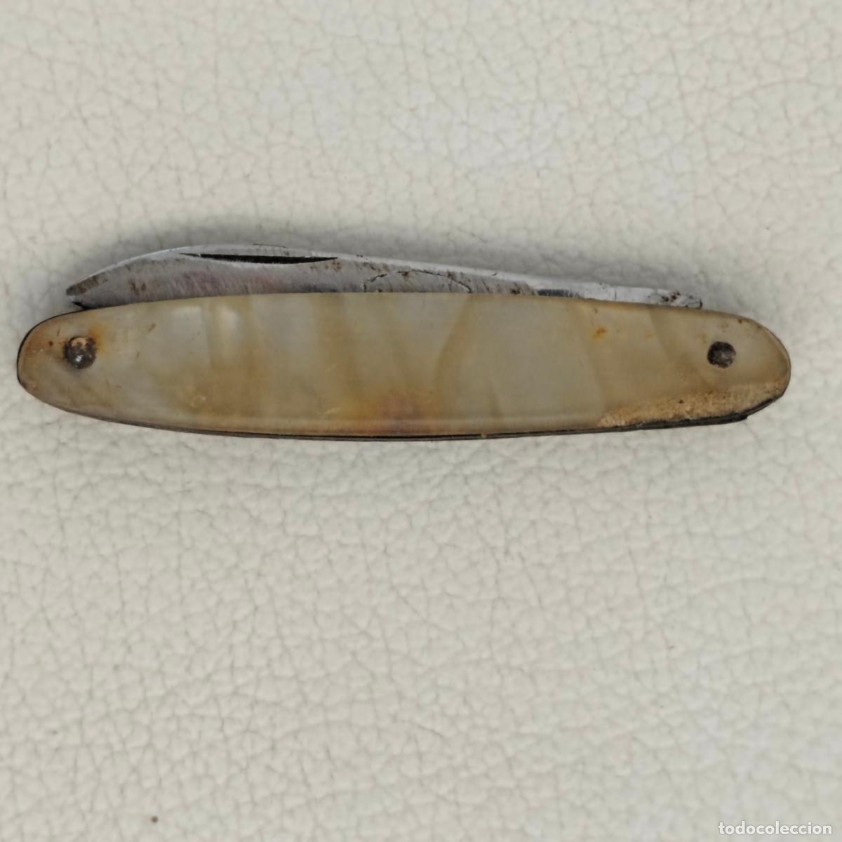 Militaria: Navaja inox tipo nacar