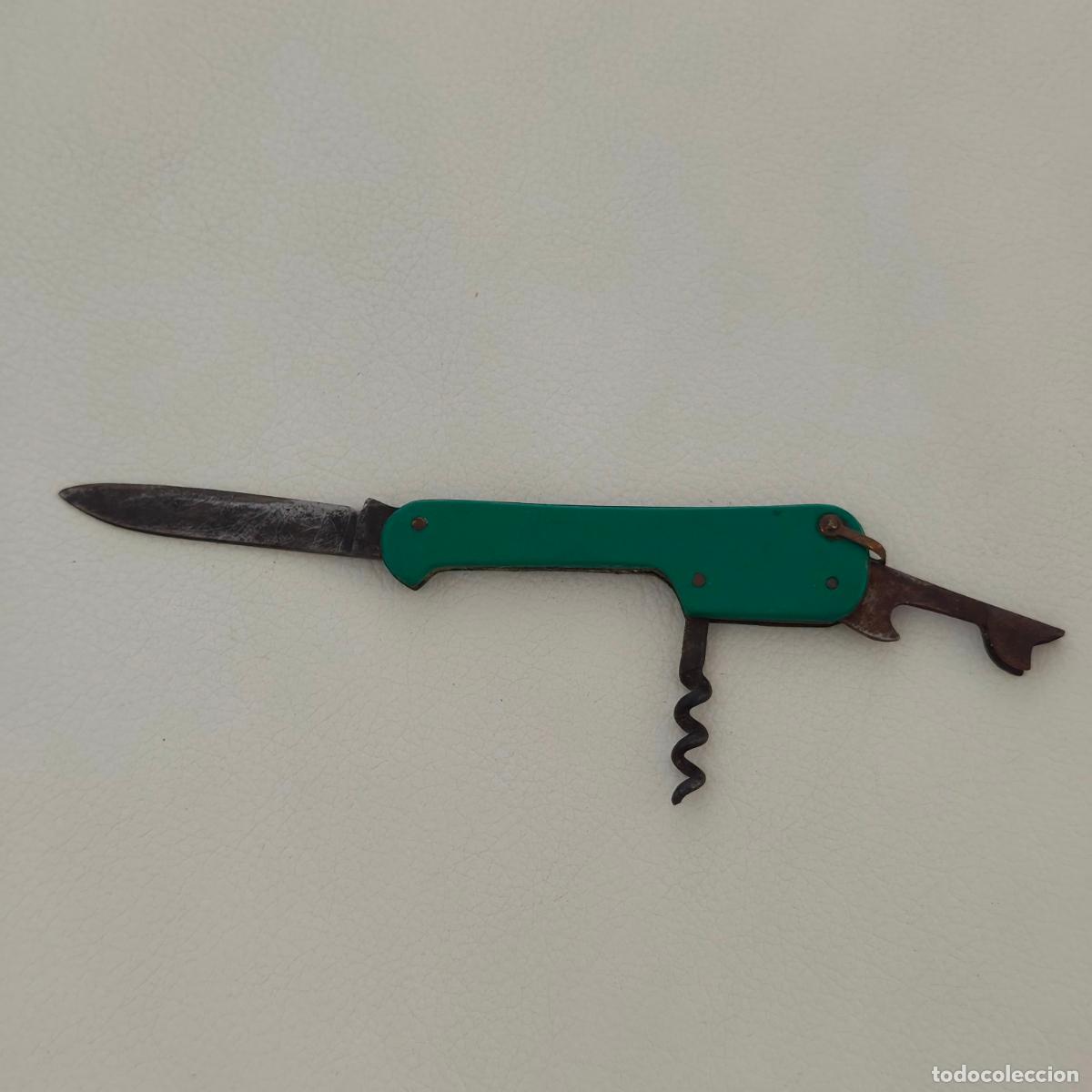 Militaria: Navaja Sacacorchos ipaya 14.5 cm abierta