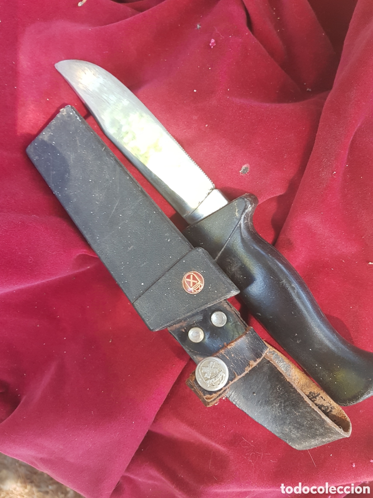 Militaria: ANTIGUO MACHETE AITOR USADO - Foto 4