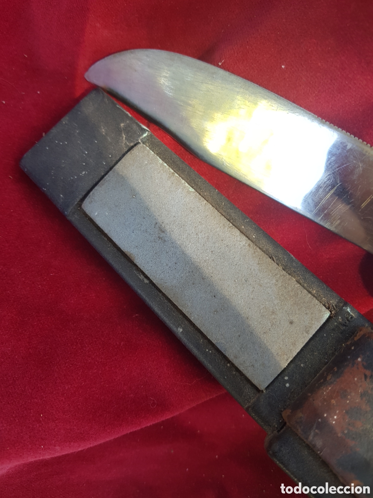 Militaria: ANTIGUO MACHETE AITOR USADO - Foto 5