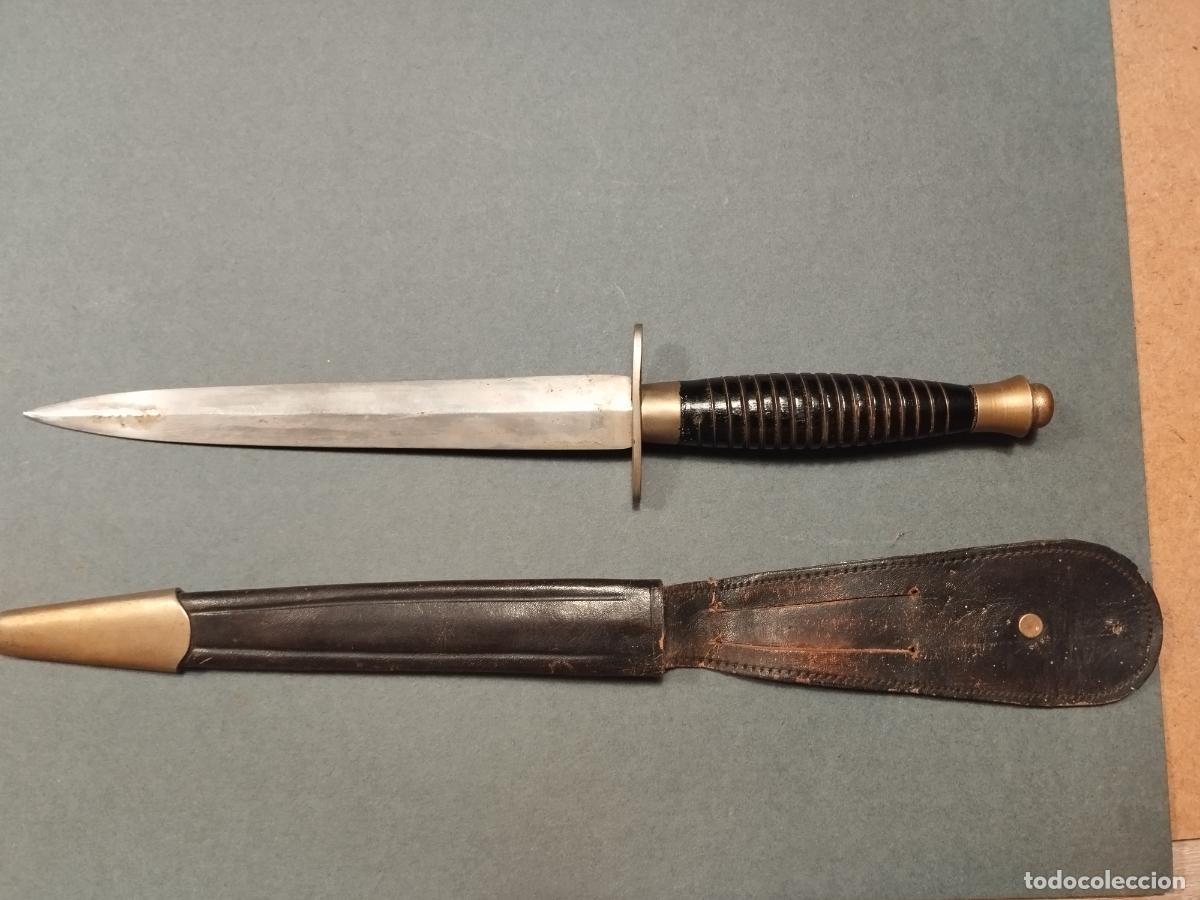 Militaria: FAC 24. PU&Ntilde;AL TIPO DAGA EN SU FUNA ORIGINAL. TOLEDO. BUEN ESTADO DE CONSERVACION