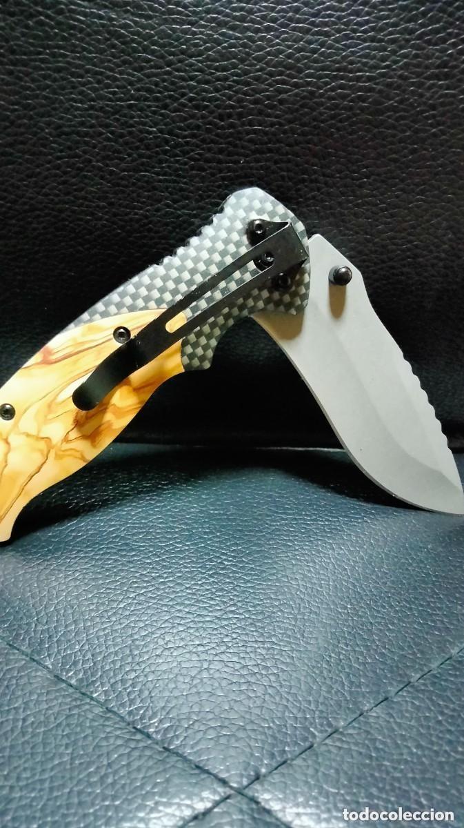 Militaria: navaja de caza y camping de acero inoxidable , cuchillo de alta dureza