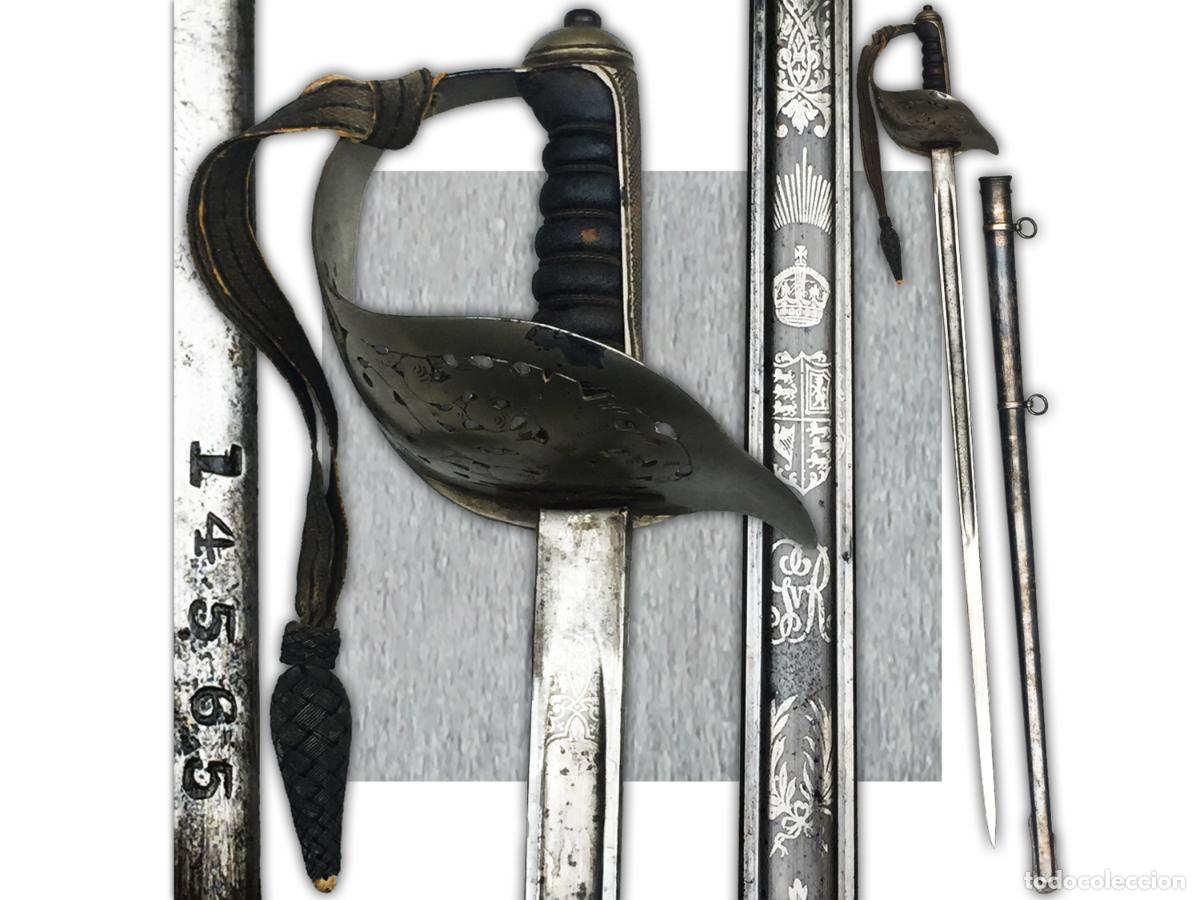 Militaria: RARE SABRE ANGLAIS BRITANNIQUE M1897 WW1 - ORIGINAL
