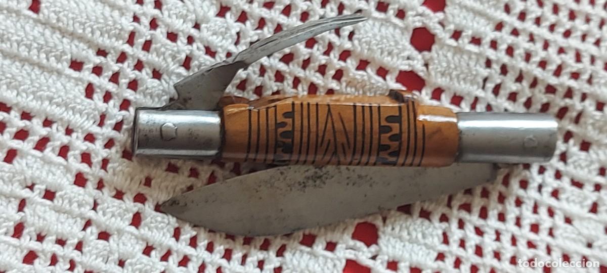 Militaria: Navaja con tenedor Amancio Calvin