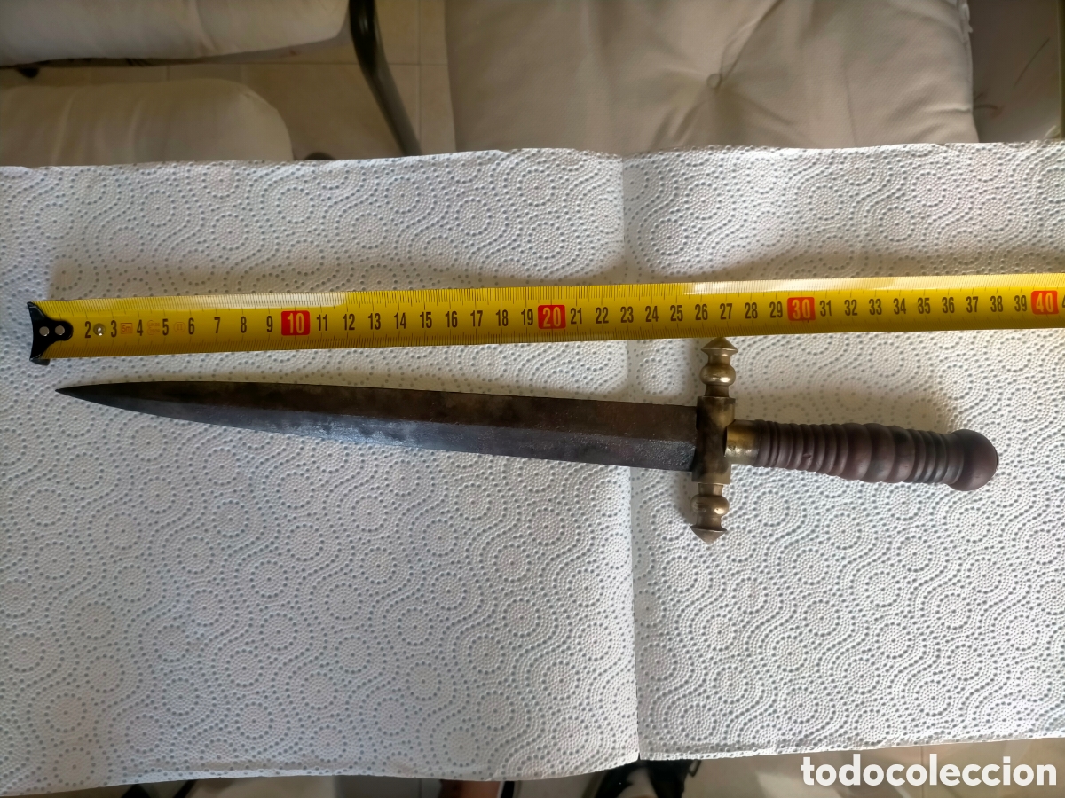 Militaria: ANTIGUO PU&Ntilde;AL DE MONTERIA REMATE SIGLO XIX