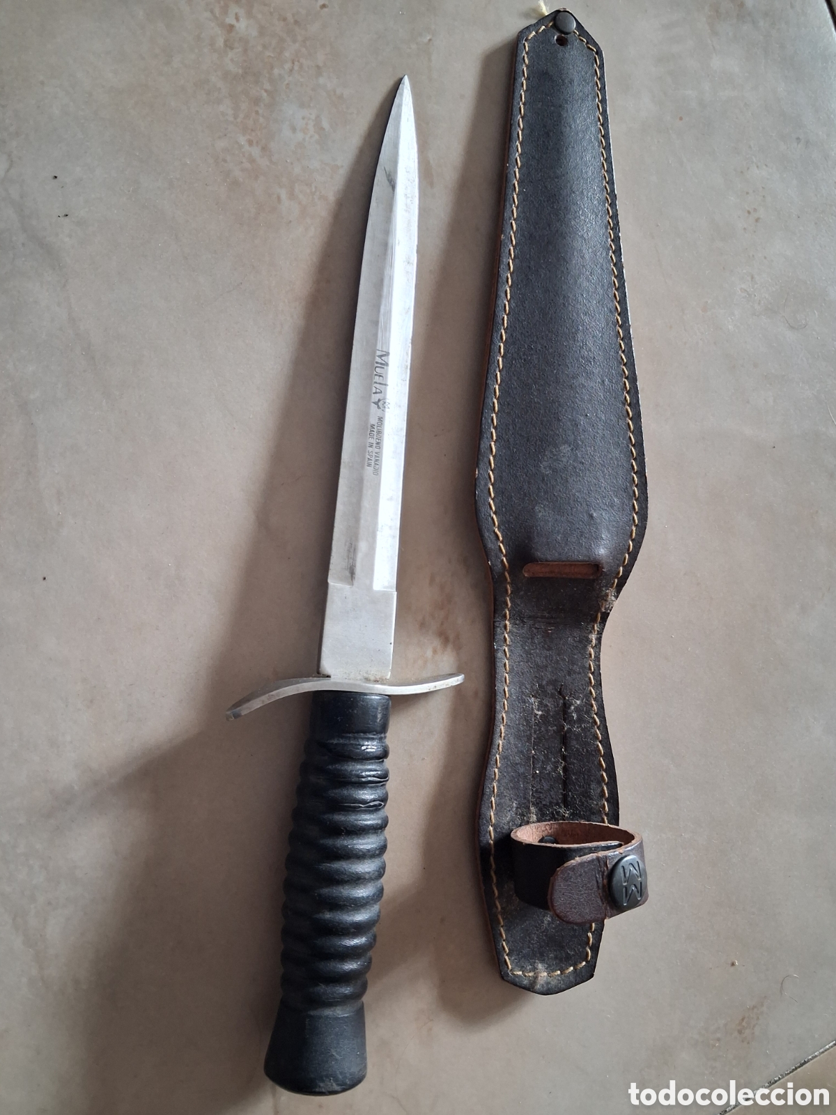 Militaria: CUCHILLO DE COMBATE MUELA A&Ntilde;OS 60