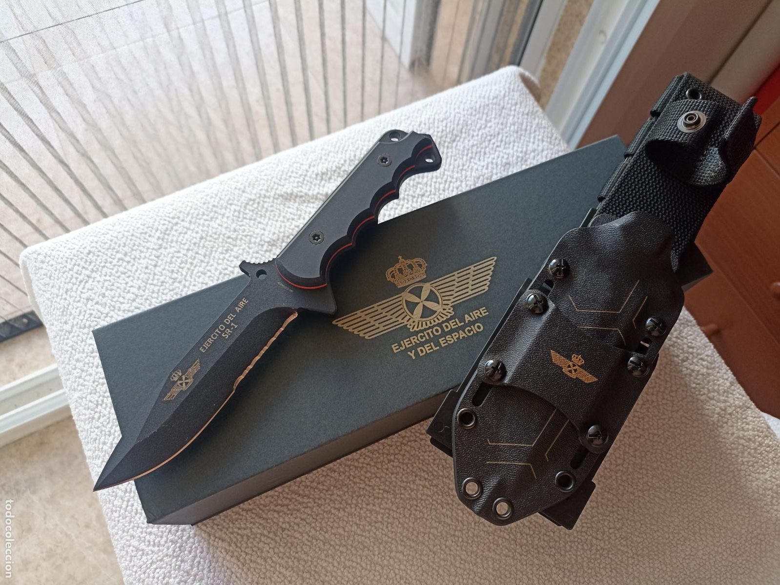 Militaria: Cuchillo Hydra Brahman ej&eacute;rcito del aire, SAR, EZAPAC, EADA