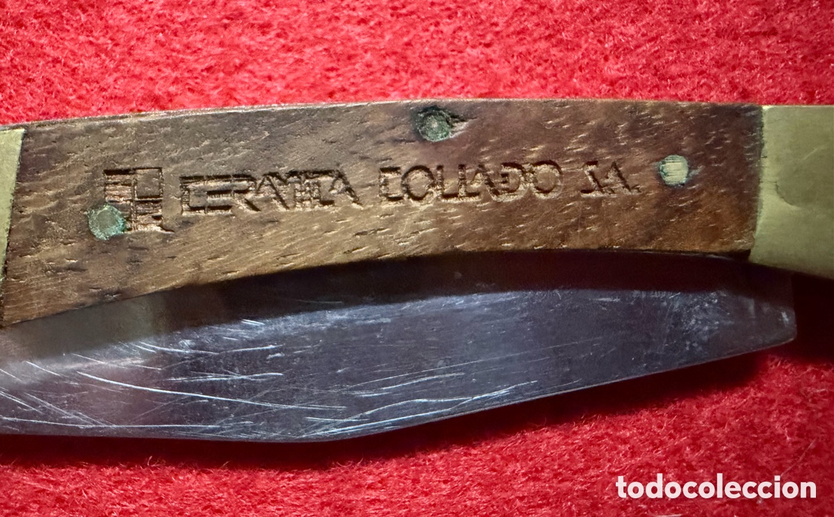 Militaria: NAVAJA CASTELLANA CER&Aacute;MICAS COLLADO