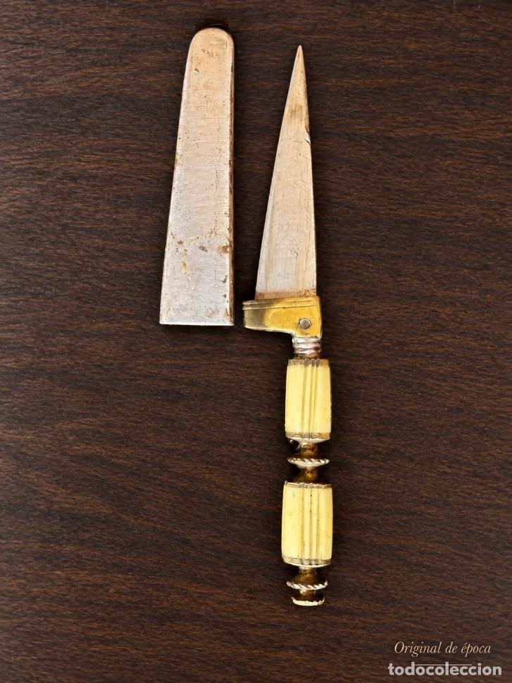 Militaria: (PUB-260904)CUCHILLO DAGA DAMA O PROSTITUTA CON FUNDA