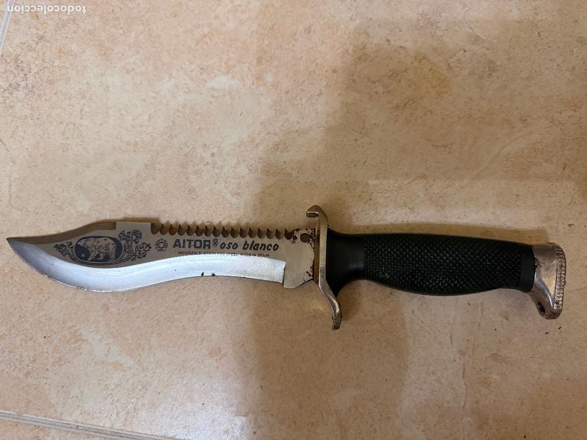 Militaria: Cuchillo Aitor oso blanco - Foto 1