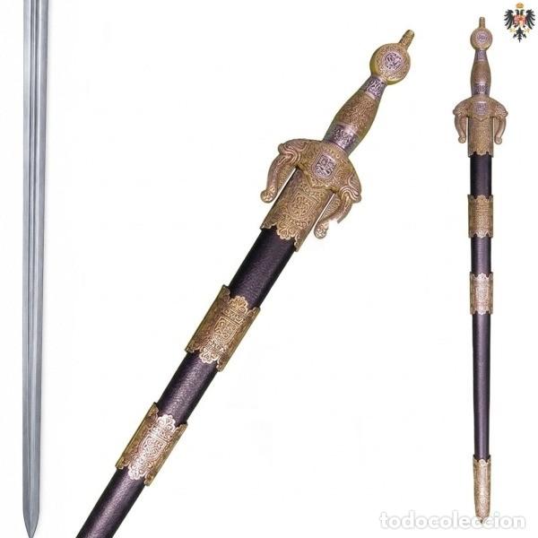 Militaria: ESPADA ARABE JINET BOABDIL + FUNDA. 91 CMS