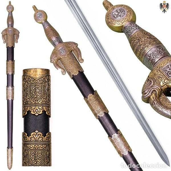 Militaria: ESPADA ARABE JINET BOABDIL + FUNDA. 91 CMS