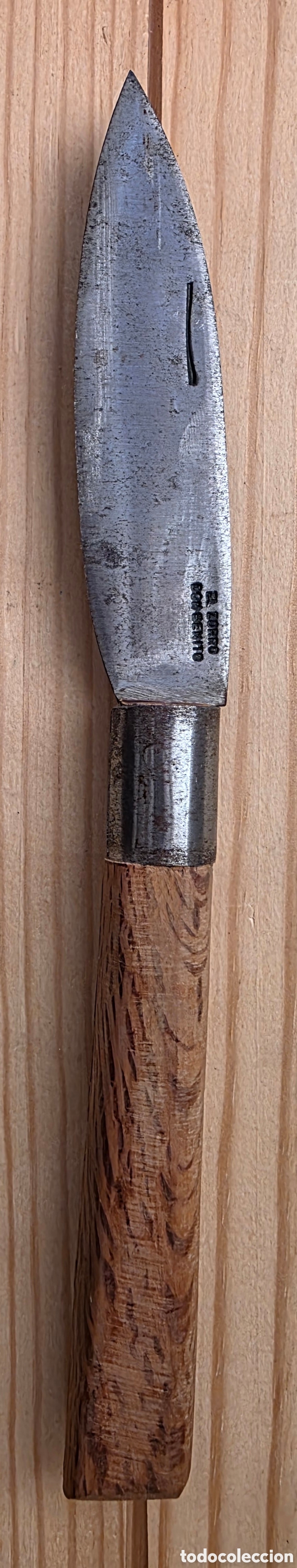 Militaria: NAVAJA EL ZORRO DON BENITO &ndash; BADAJOZ &ndash; ACERO AL CARBONO &ndash; ANTIGUA &ndash; ESPA&Ntilde;A