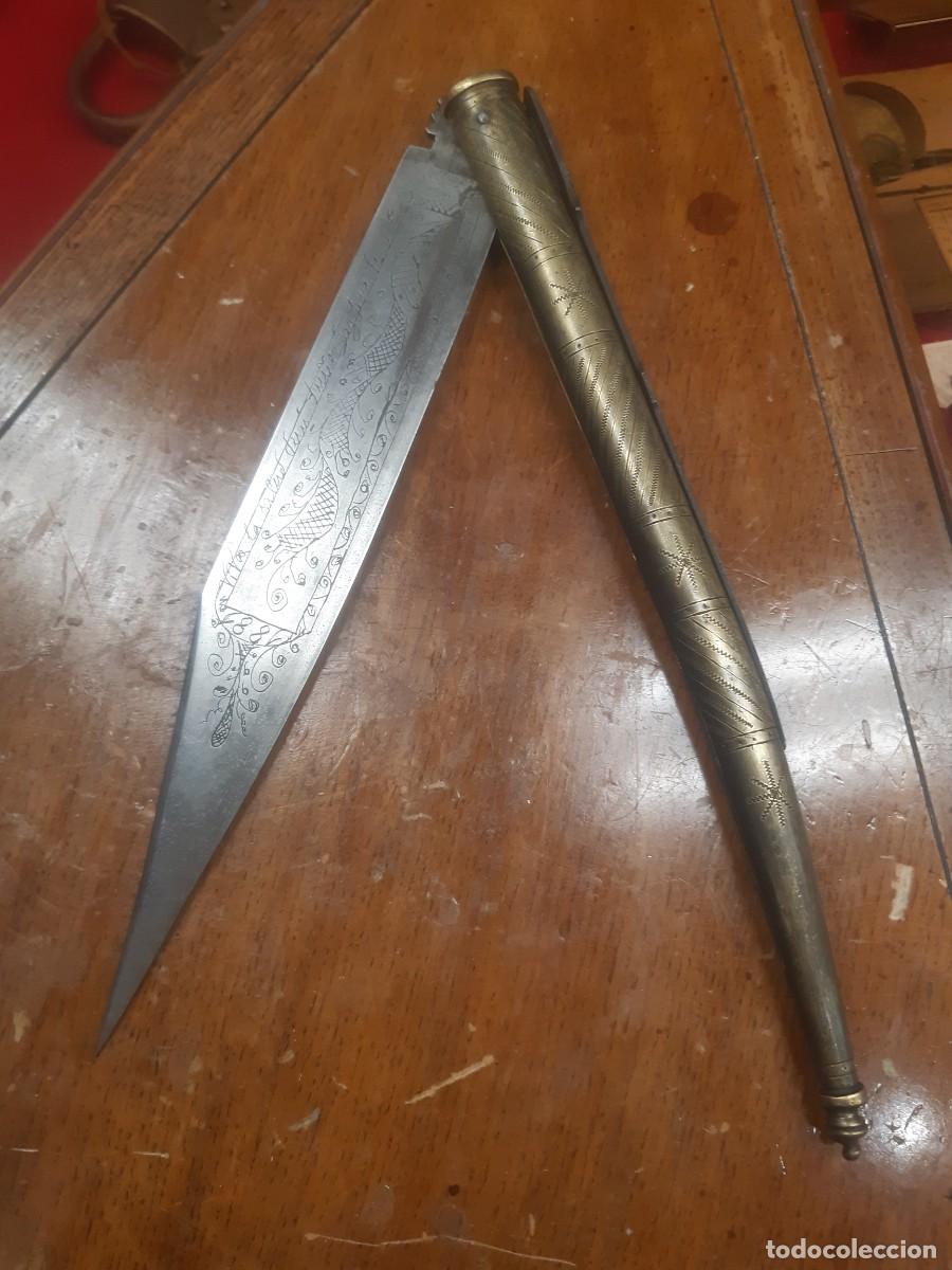 Militaria: NAVAJA SANTACRUCE&Ntilde;A O MUDELANA. 55 cm.