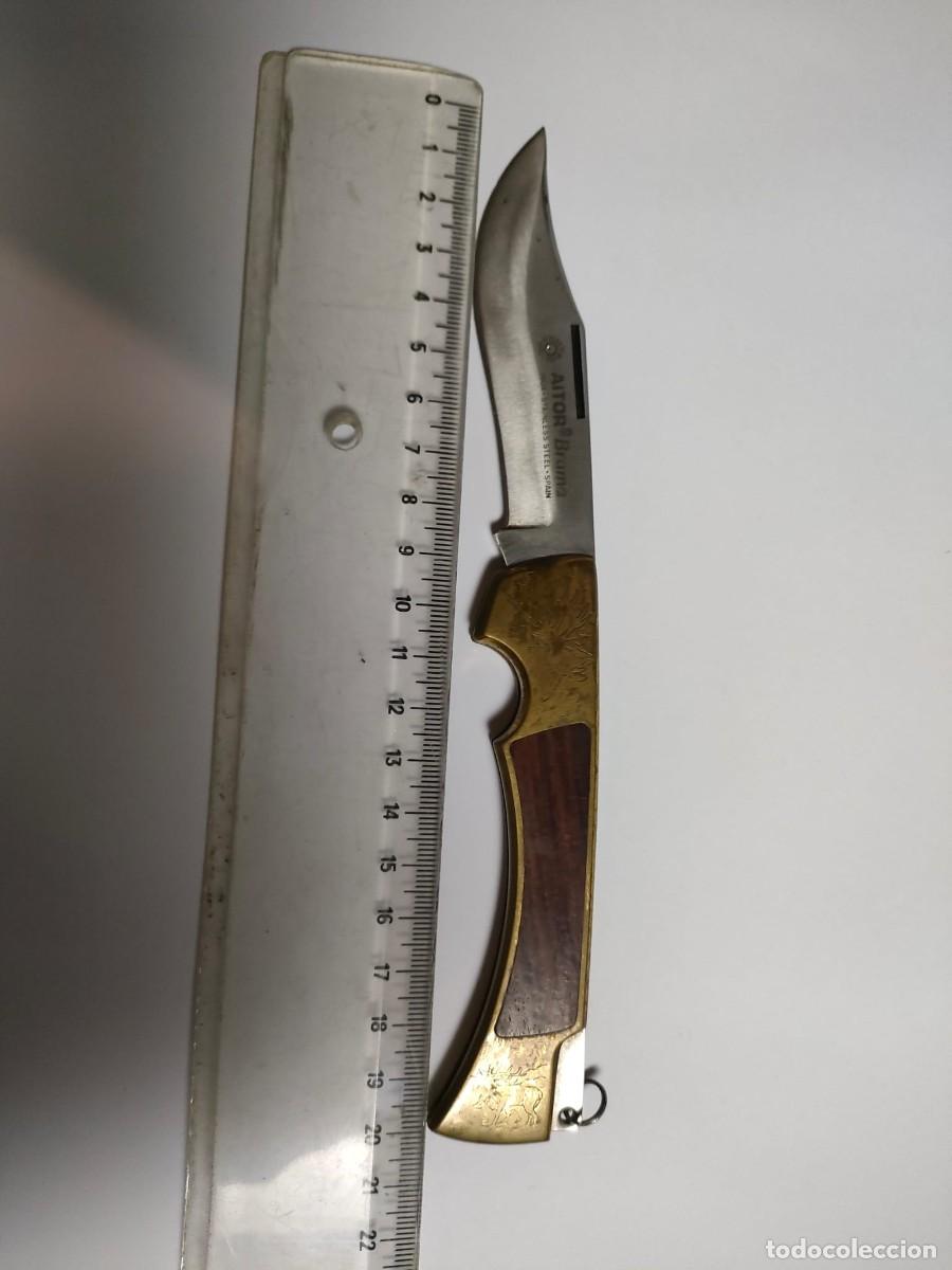 Militaria: Navaja Aitor Brama - L&iacute;nea Dorada (Vintage, Made in Spain)