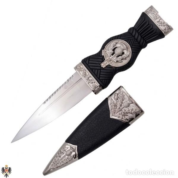 Militaria: DAGA PU&Ntilde;AL CUCHILLO ESCOCES + FUNDA. 25 CMS